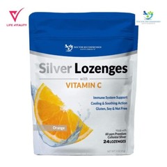 Silver Lozenges with Vitamin C – Premium nano Silver 60PPM Colloidal