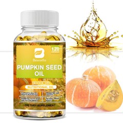 1/2/4 Bottles Pumpkin Seed Oil Capsules 2000mg Nutrional Oil, Brain Boost