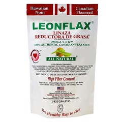 Natural Canadian Flax Seed Dietary Supplement High Fiber Omega 3 6 9 18oz 2 Pack