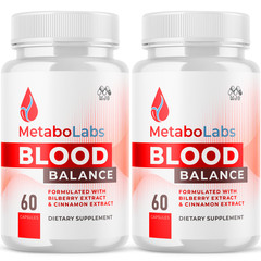 (2 Pack) Metabo Labs Advanced Support Blood Supplement MetaboLabs 120 Capsules