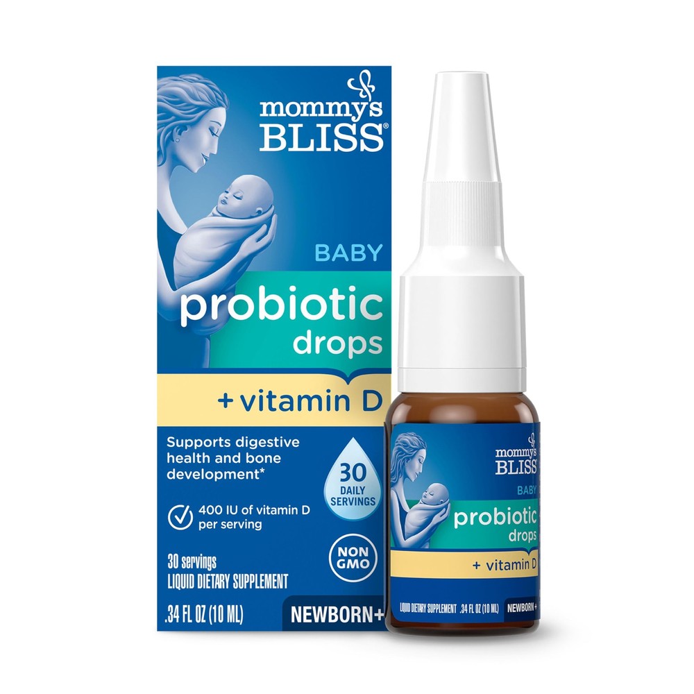 Mommy’S Bliss Mommys Bliss Baby Probiotics Vitamin D Drops Supports Digestive
