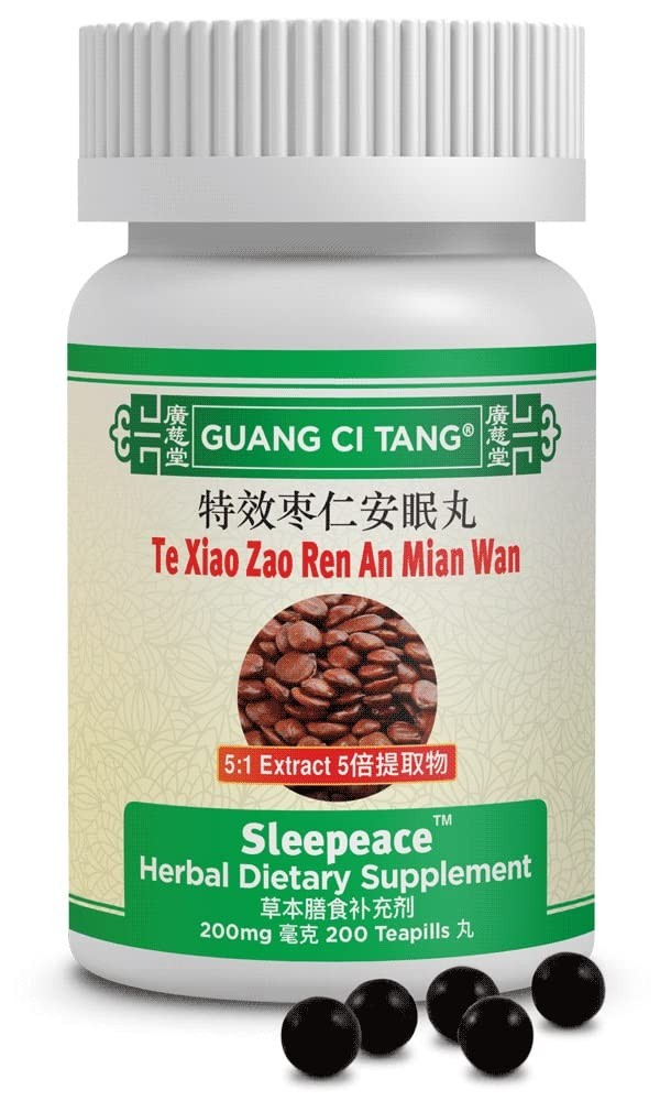 Guang Ci Tang ActiveHerb Sleepeace Te Xiao Zao Ren an Mian Wan 200 Pills