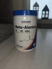 Nutricost Beta Alanine Powder 500 Grams – Pure Beta-Alanine