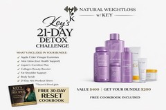 21-Day Detox Bundle Natural Weight Loss System + FREE Cookbook $400 Value Kit