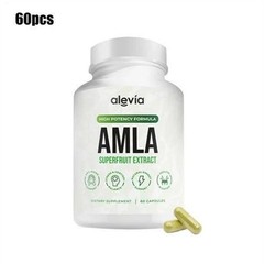 Alevia Organic Amla Capsules 1000mg Indian Gooseberry Antioxidant Supplement 60c