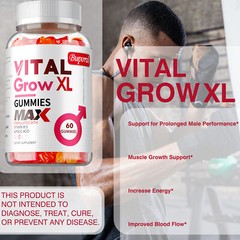 Vital Grow XL Male Gummies – Supports Health, Enhances Muscle Endurance