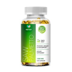 Saw Palmetto 2500Mcg DHT Blocker Hair Growth Supplement, 60 ct for Men and Women