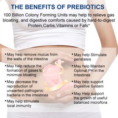 2X Digestive Enzymes Prebiotic & Probiotics Gas, Constipation & Bloating Relief
