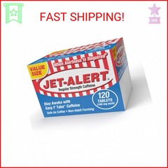 Jet-Alert 100 MG Each Caffeine Tab 120 Count