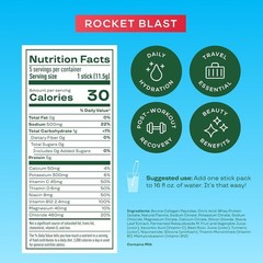 Bloom Daily Hydration Electrolyte Powder Packets with Collagen, 5g Protein, E…