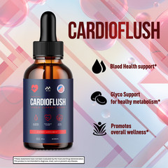 (5 Pack) Cardioflush Drop Blood Support Vitamin Supplement Cardio flush 150 Serv