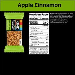 KIND Apple Cinnamon Breakfast Protein Bars Gluten Free 5 Pack 6 Count