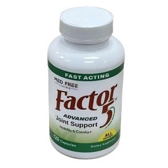 Free Med Living Factor 5 -Natural Joint & Muscle Support Complex – 120 Capsules