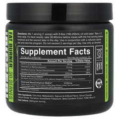 2 X JNX Sports, The Ripper, Fat Burner, Razor Lime, 5.3 oz (150 g)
