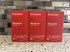 Lot Of 3 Only Humann Metabolic 60ct Capsules EXP 1/2028 Unopened