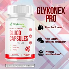 GlykoNex Gluco Capsules Blood Health Support Dietary Supplement 60 Capsules