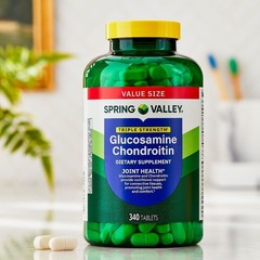 Spring Valley Triple Strength Glucosamine Tablets Dietary Value, 340 Count