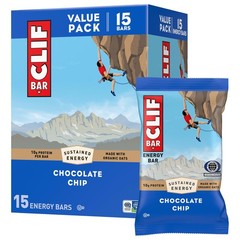 – Energy Protein Bars – Chocolate Chip – Made with Organic Oats – Energy Bars…