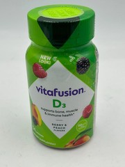Vitafusion Vitamin D3 Gummy Vitamins 150 Ct Berry & Peach Exp. 10/2026