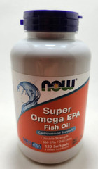 NOW Super Omega EPA Fish Oil Double Strength 120 Softgels Cardiovascular