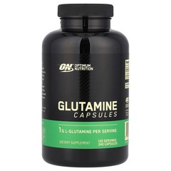 2 X Optimum Nutrition, Glutamine, 240 Capsules (0.5 g per Capsule)