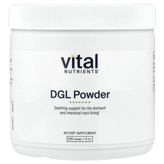 2 X Vital Nutrients, DGL Powder, 4 oz (120 g)