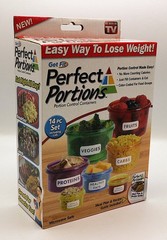 Perfect Portions Portion Control Containers Lose Weight No Diet NEW Sealed