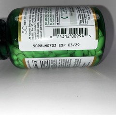 Nature’s Bounty Zinc 50mg Immune Support & Antioxidant Supplement 250 Count