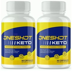 (2 Pack) OneShot Keto Capsules Keto ACV Pills for Advanced Weight Loss 60CT