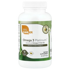 2 X Zahler, Omega 3 Platinum�, Advanced Omega 3 Fish Oil, 90 Softgels