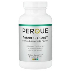 2 X PERQUE, Potent C Guard�, Buffered Ascorbate Powder, 8 oz (227 g)