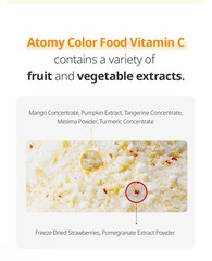 ATOMY Color Food VITAMIN C Health Supplement 90 Sticks x 2g Vitamin C 500mg