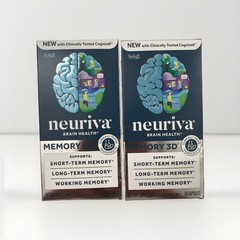 Neuriva Brain Health Memory 3D Supplement 50 Capsules ( LOT OF 2 ) EXP 04/28