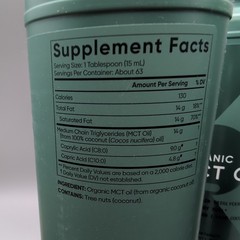 NEW SEALED 4 PACK MCT Oil Organic C8 + C10 by Sports Research Exp 2028 FREE SHIP