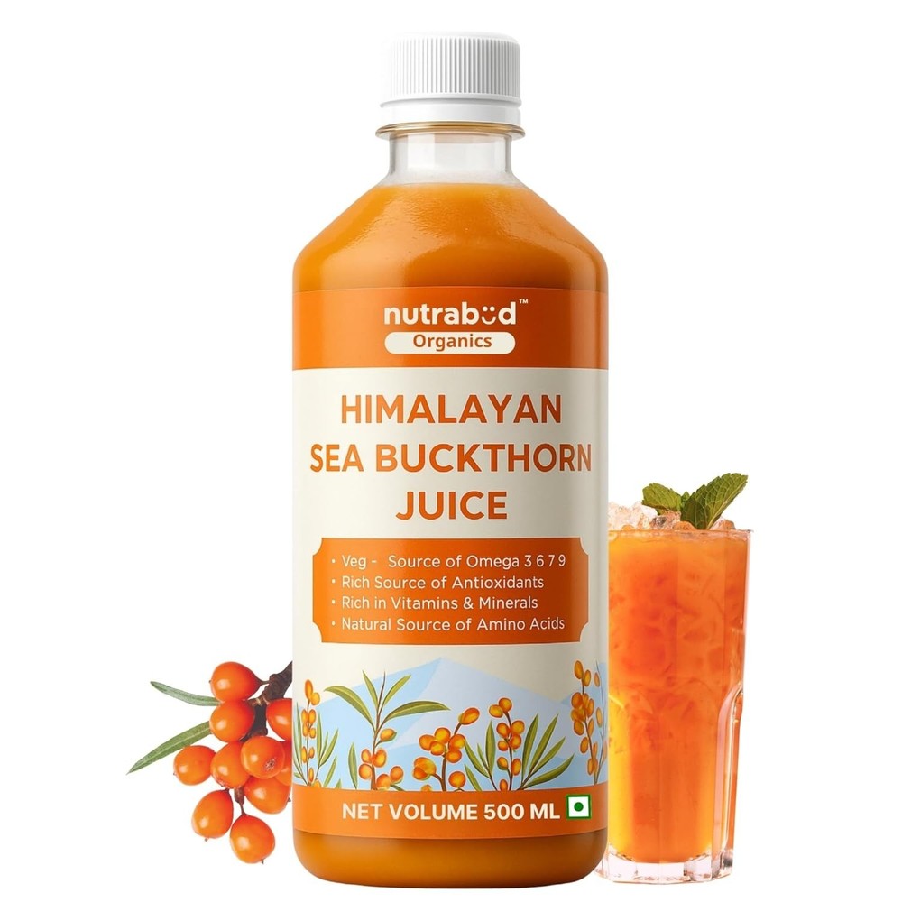 Nutrabud Organics Himalayan Sea Buckthorn Berry Juice – 500 ml
