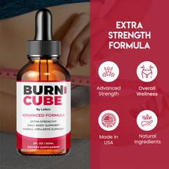Burn Cube Drops, BurnCube for Weight Assistance & Metabolism & Slimming (2 oz)