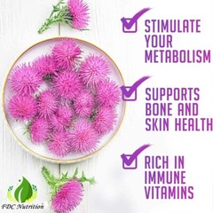 ORGANIC MILK THISTLE EXTRACT POWDER Antioxidants Silymarin for Liver Health 250G