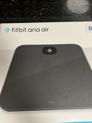 Fitbit Aria Air Smart Scale Black One Size Bluetooth Wireless FB203BK