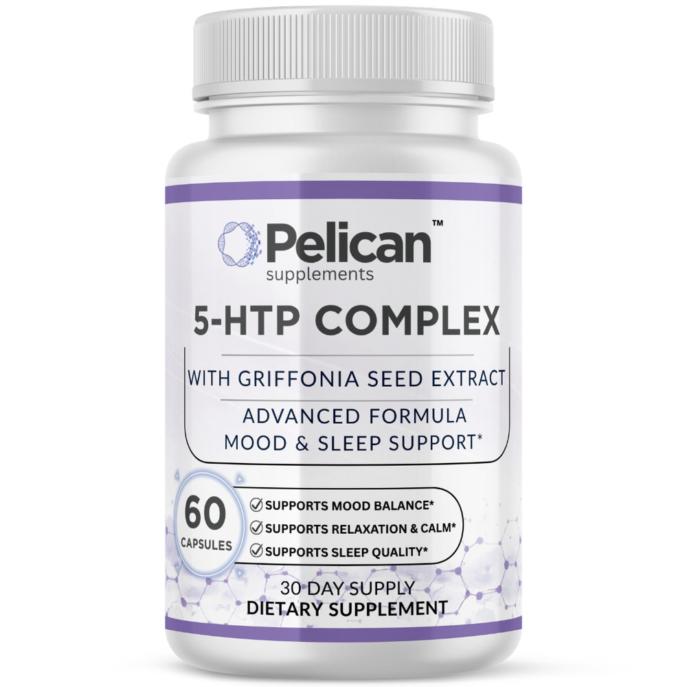 Pelican 5-HTP Complex – Mood & Sleep Support – 60 Capsules