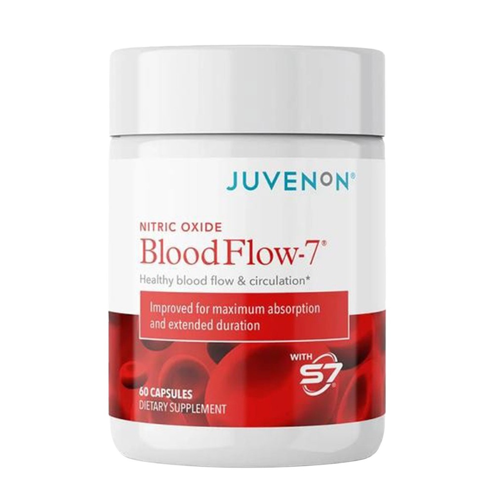 Premium Daily Juvenon Nitric Oxide BloodFlow-7- and Circulation Formula Maxim…