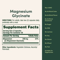 (3 pack) High Absorption Magnesium Glycinate Supplements