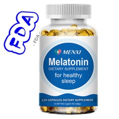 Natural Melatonin Capsules Dietary Supplement Sleep Aid 10/120 count Deep Sleep