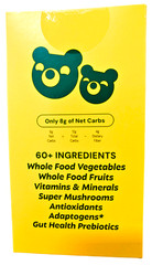 Gruns Kids Organic Superfood Greens Multivitamin Gummies 25 Ct EXP 02/2027