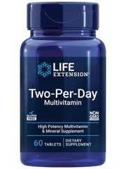 Life Extension Two-Per-Day Multivitamin 60 Count (Pack of 1), Speckled Beige
