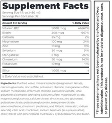 1 BOTTLE MAXIMUM LIVING MINERALRICH LIQUID MINERALS. MINERAL RICH. 32 OZ.