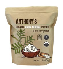 Anthony’s Organic Acacia Senegal Powder, 1 lb, Batch 1 Pound (Pack of 1)