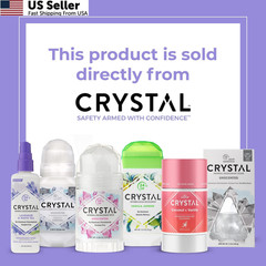 Crystal Mineral Deodorant Roll-On Unscented Aluminum Free Paraben Free 2.25oz