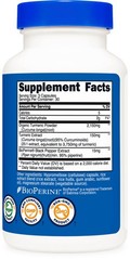 Nutricost Turmeric with BioPerine (2,300mg) 90 Capsules – 95% Curcuminoids