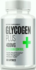 Glycogen Plus Capsules, GlycogenPlus Supports Blood Health 60ct, Pack of 2.