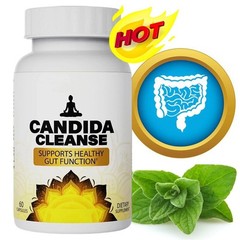 Candida Cleanser 60 Capsules – Natural Herbs – Gut Health – Detox & Vitality+